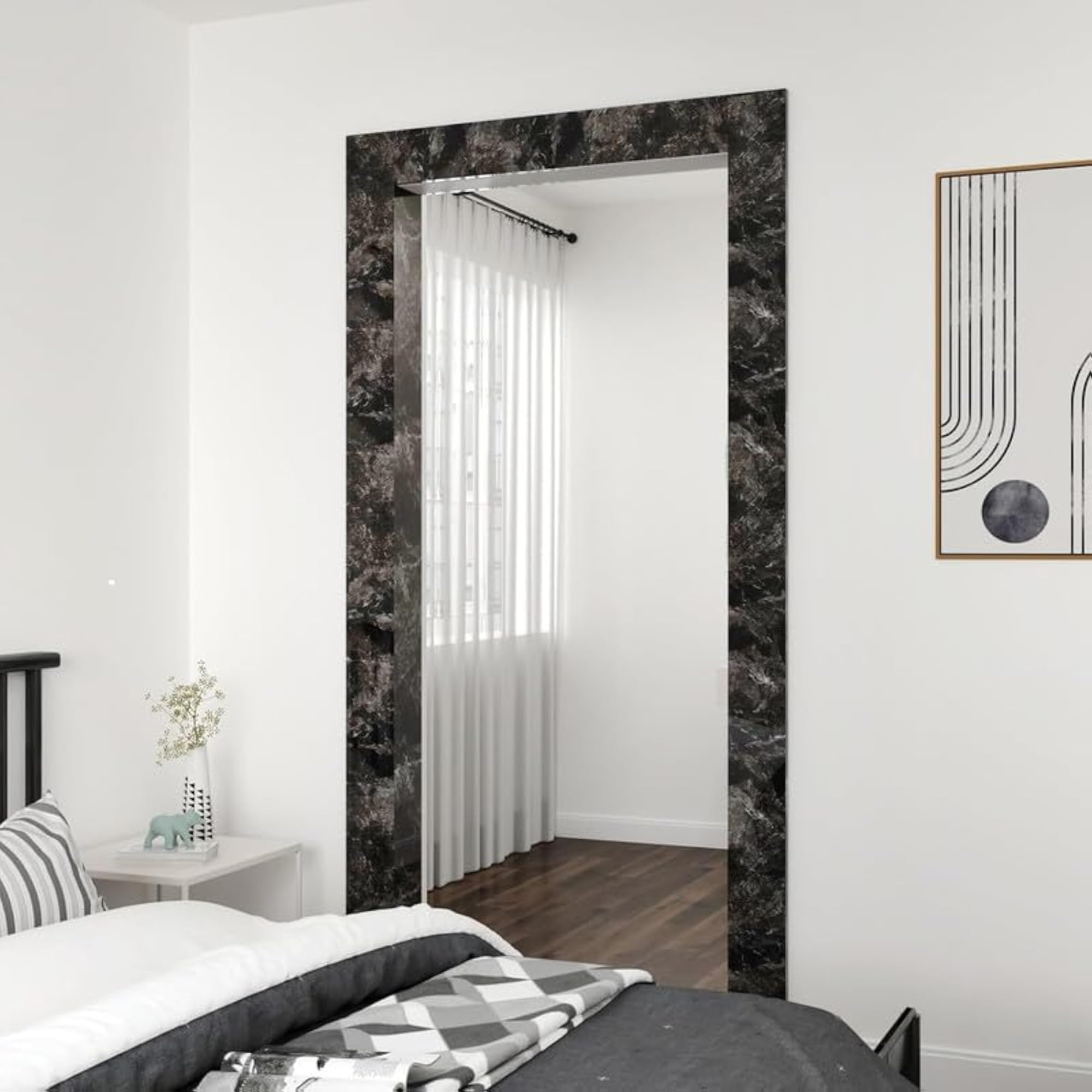 Marble Border Peel and Stick Marble Paper
